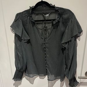 Zara top- worn once. Size large